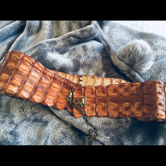 Genuine Crocodile Leather Belt main image 5